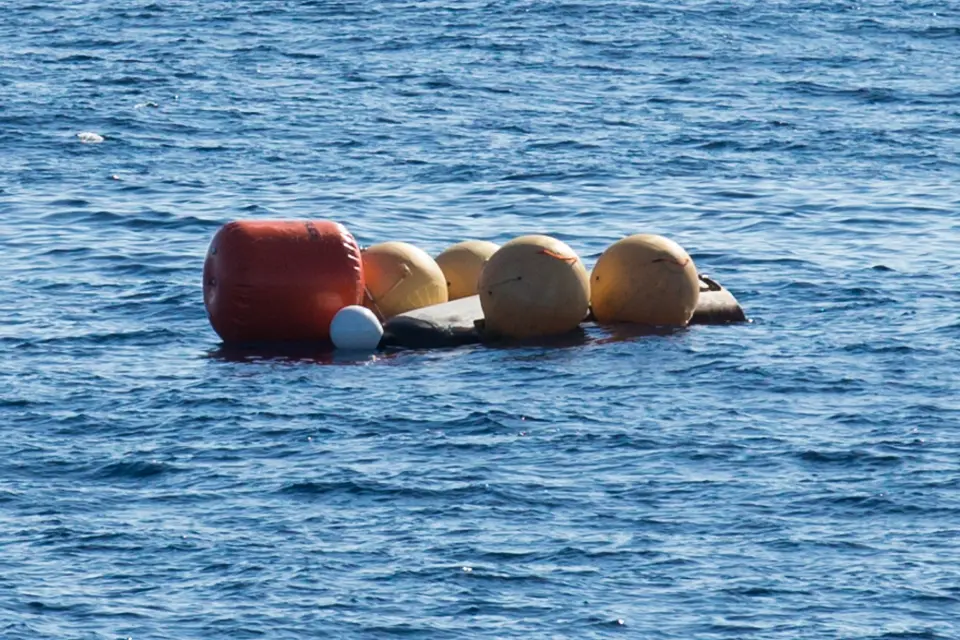 ESA IXV re-entry vehicle after splashdown