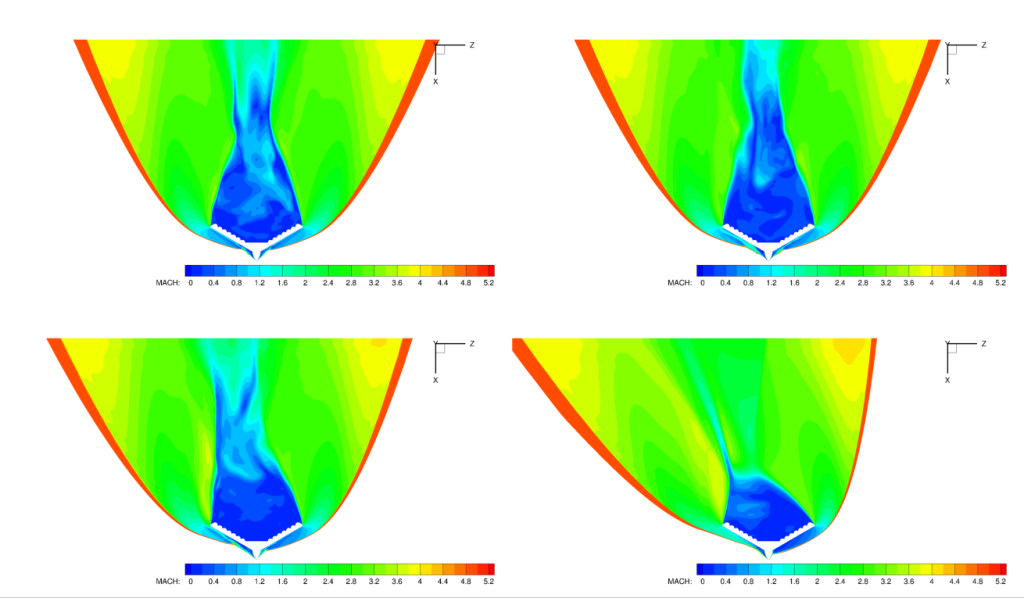 Entry, descent and landing CFD